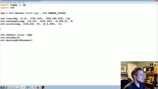 Drawing and Writing on Image - OpenCV with Python for Image and Video Analysis 3 смотреть онлайн