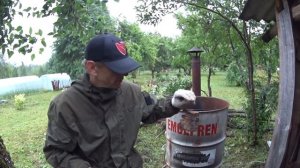 КОПТИЛКА из БОЧКИ горячего копчения СВОИМИ РУКАМИ. Коптим ХВОСТЫ БОБРА