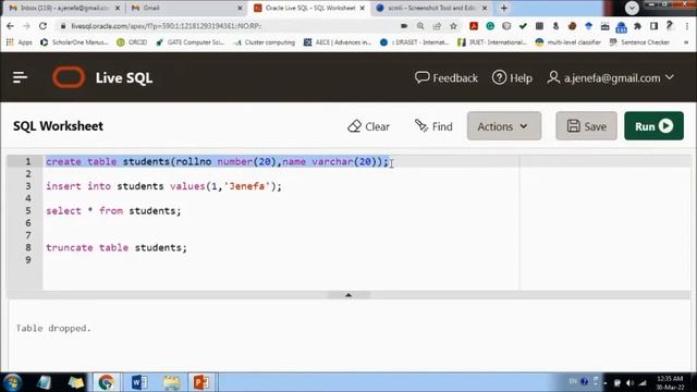 SQL Tutorial for Beginners in Tamil and English - #TRUNCATE command #Live Example смотреть онлайн