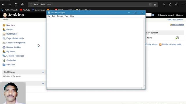 jenkins git related freestyle,pipeline jobs(install git in linux) by Rajadevops смотреть онлайн