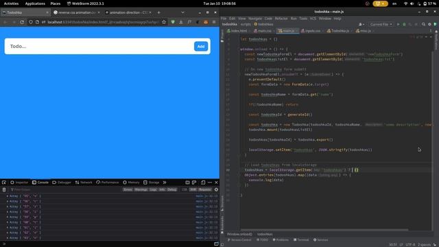 Writing Todo List on Valilla JavaScript смотреть онлайн