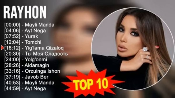 Rayhon 2023 MIX ~ Top 10 eng yaxshi qo'shiqlar