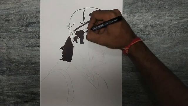 MAHENDRA SINGH DHONI SKETCH || SILHOUETTE || TIME LAPSE || SKETCH KEYS || SHREYANSH SINGH. смотреть онлайн