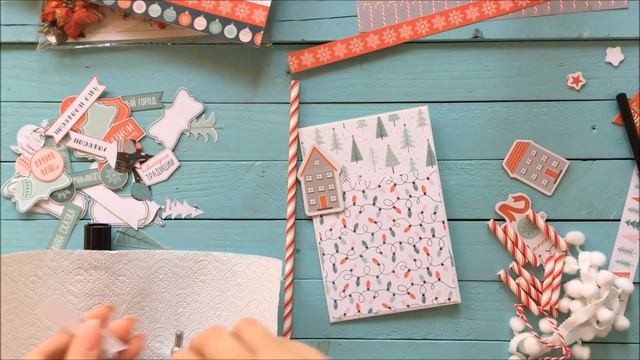 Скрапбукинг МК: открытка из 10 элементов своими руками / Коллекция «Новый кот» от Polkadot смотреть онлайн