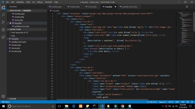 Simple Online Store dengan Bootstrap 4 смотреть онлайн