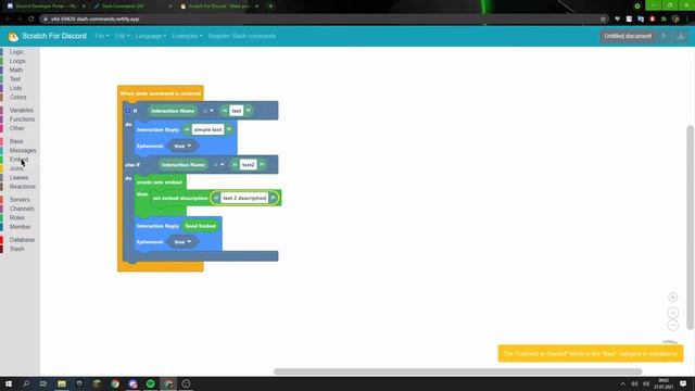 How to make slash commands without programming skillz смотреть онлайн