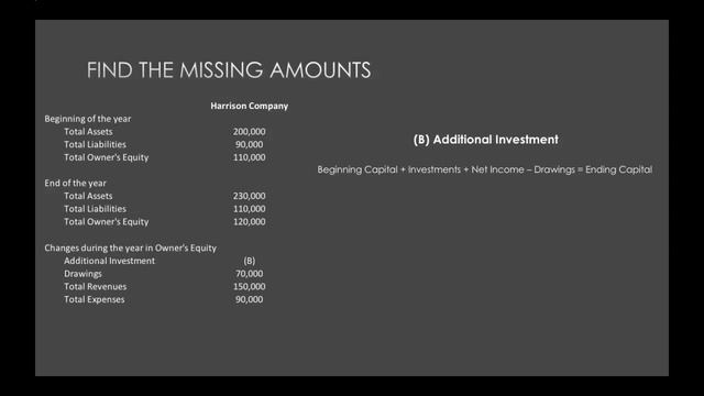 Finding Missing Pieces of Owner's Equity смотреть онлайн
