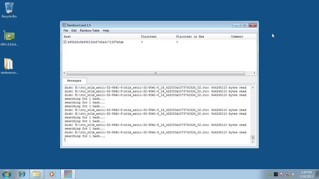 Fast NTLM hash cracking with rainbow tables and RainbowCrack for GPU смотреть онлайн