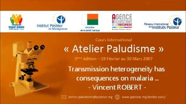 Transmission heterogeneity has consequences on malaria vaccine researches - Vincent ROBERT смотреть онлайн