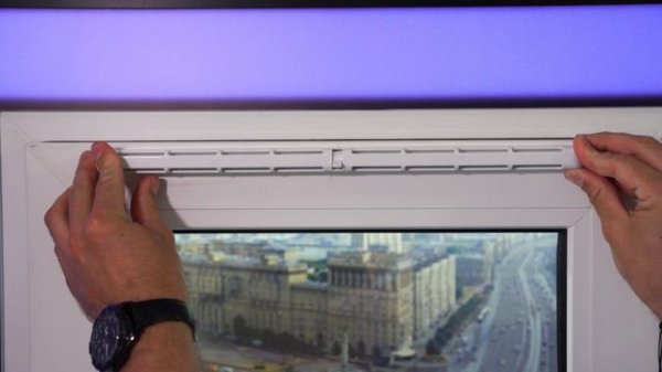 Установка приточного клапана VENTUS OK 400 в домашних условиях.