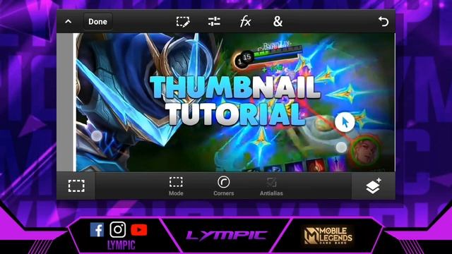 HOW TO MAKE THIS THUMBNAIL TUTORIAL ? | USING ADOBE PHOTOSHOP TOUCH AND PIXELLAB | MLBB THUMBNAIL ✔ смотреть онлайн