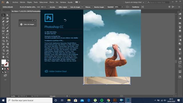 Cómo importar archivos de Photoshop en Adobe Illustrator смотреть онлайн