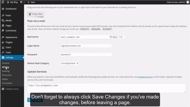 How to configure your settings in WordPress? смотреть онлайн