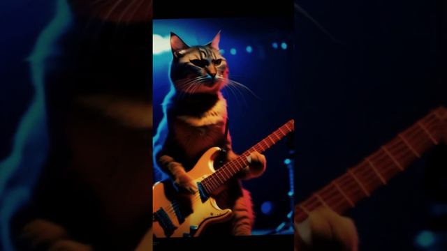 Кот играет на бас гитаре и поет Король и Шут - Кукла Колдуна#котики #рок #легенда #куклаколдуна #fy смотреть онлайн