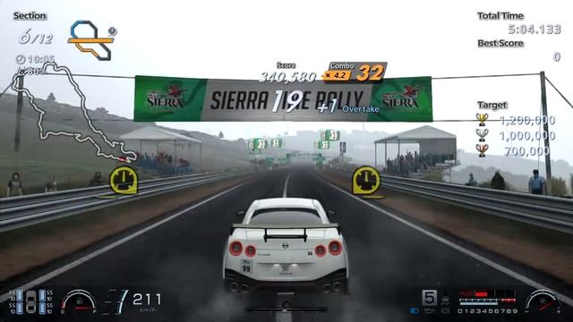 Gran Turismo 6 - Sierra Challenge 4 Gold - Nissan GT-R Nismo 60fps смотреть онлайн