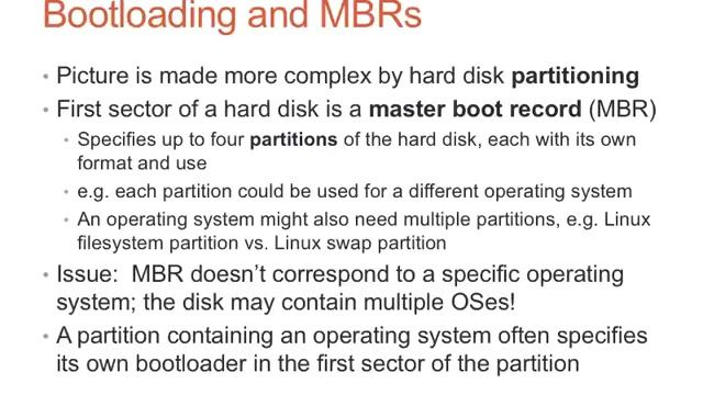 Lecture 05 Bootstrap process, bootloaders, firmware Wi2016 смотреть онлайн