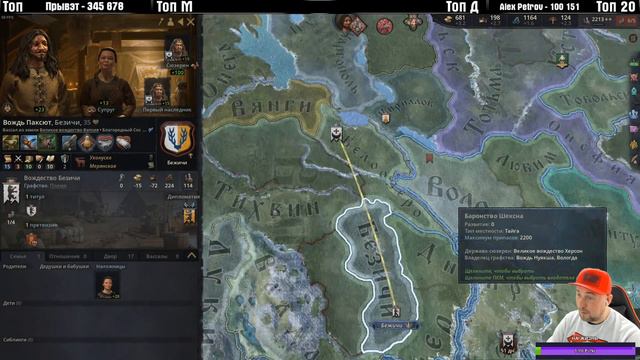 Crusader Kings III ЖЕЛЕЗНАЯ ВОЛЯ НАЧАЛА КОРОЛЕВСТВА ХЕРСОН смотреть онлайн