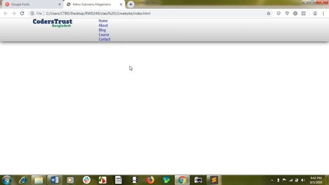 15.Responsive Web Design Course Live Class 15(Sub Menu) смотреть онлайн