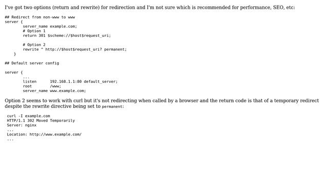 Nginx - rewrite or return for redirection? (2 Solutions!!) смотреть онлайн