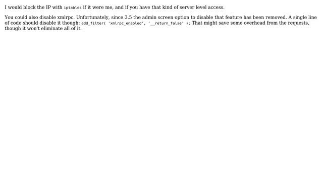 Wordpress: Many POST requests to /xmlrpc.php from GoogleBot taking down server? (4 Solutions!!) смотреть онлайн