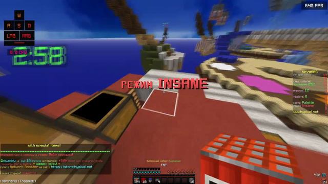 КАК ВЫЙГРАТЬ В SKYWARS БЕЗ БЛОКОВ!/TNT JUMP/MINECRAFT смотреть онлайн