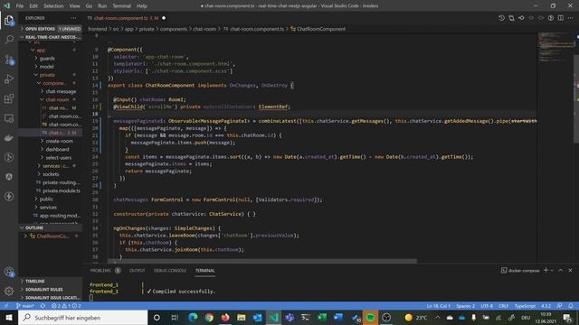 NestJS & Angular: Chatroom: Emit New Messages directly | Realtime Chat App | 17/17 смотреть онлайн
