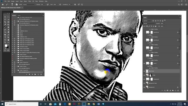 Vector Tracing Pro Advance tips Photoshop Action смотреть онлайн