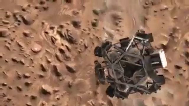 Полет и посадка марсохода Curiosity на Марс. смотреть онлайн