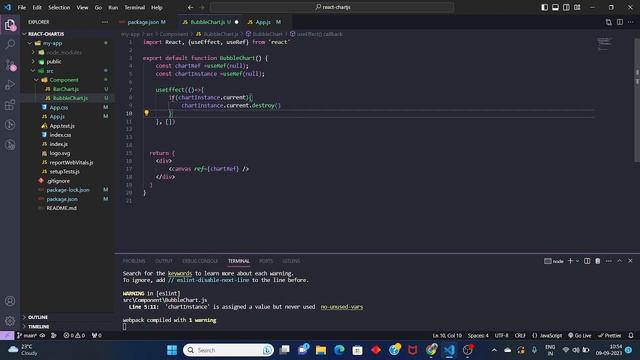 How to build Bubble Chart in React Js using chart.js смотреть онлайн