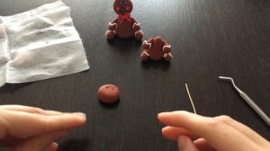 "Пряня" лепим пряник из мягкого пластилина)))