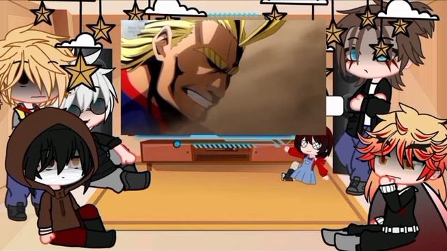 Anime characters react to each other [BNHA_MHA] •part 1/5• смотреть онлайн