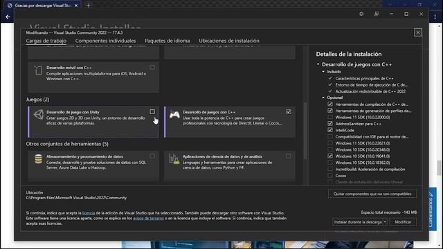 Como Descargar e Instalar Visual Studio 2022/2023 para Unity! смотреть онлайн