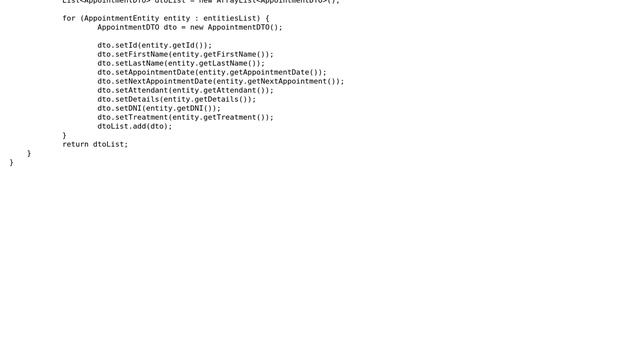 Parsing: Entity Classes to DTO смотреть онлайн