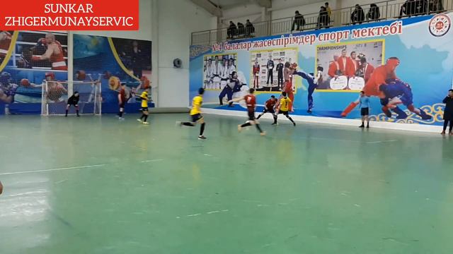 Чемпионат г.Атырау по футзалу 2лига 2019/2020 Сункар Кульсары - Жигермунайсервис (2:1 Ашок) смотреть онлайн