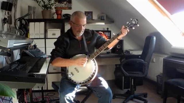 "hard ain`t it hard" ...Banjo Übung zum Musikunterricht смотреть онлайн