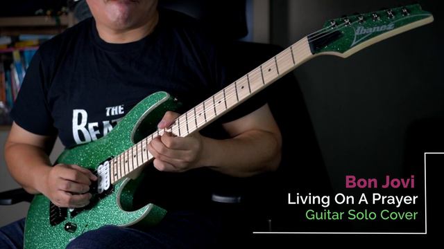Bon Jovi - Living On A Prayer Guitar Solo Cover (Ibanez RG421MSP Demo) смотреть онлайн
