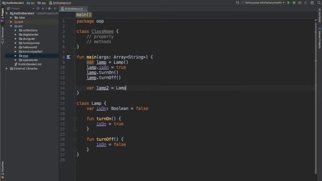 Kotlin Dersleri #25 - Sınıf (Class) ve Nesne (Object) Yapısı смотреть онлайн