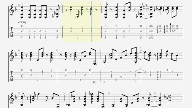 Girl from Ipanema TAB - fingerstyle classical guitar tabs (PDF + Guitar Pro) смотреть онлайн