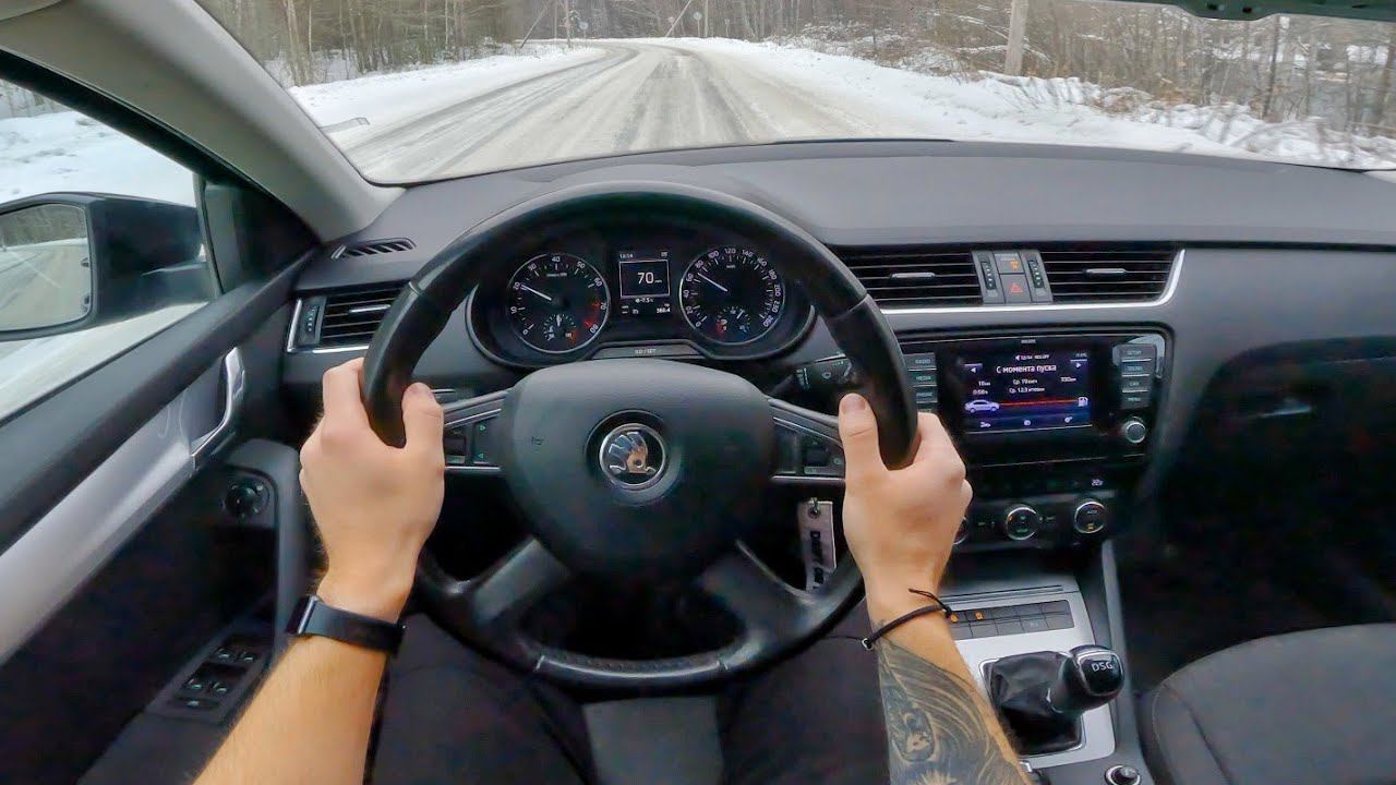 2013 Skoda Octavia 1.8 TSI DSG - POV TEST DRIVE смотреть онлайн