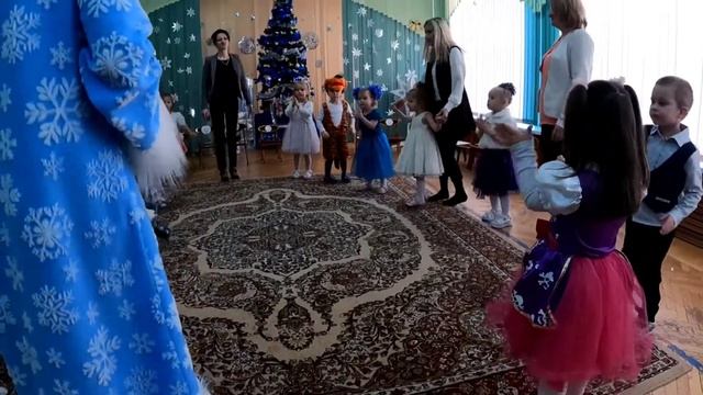 Новогодний утренник "В гостях у Снеговика", 2 младшая №2 смотреть онлайн