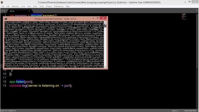 Web Scraping with Node.js - 2 - Request смотреть онлайн