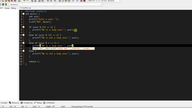 Leap Year Program using C and JAVA | Basic Programs Set 1 | Programming Genics смотреть онлайн