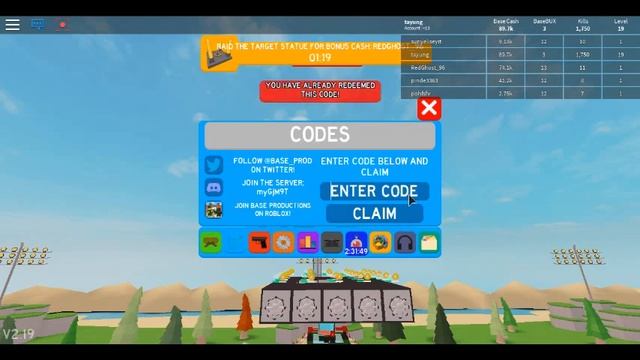 Base Raiders codes | ROBLOX смотреть онлайн