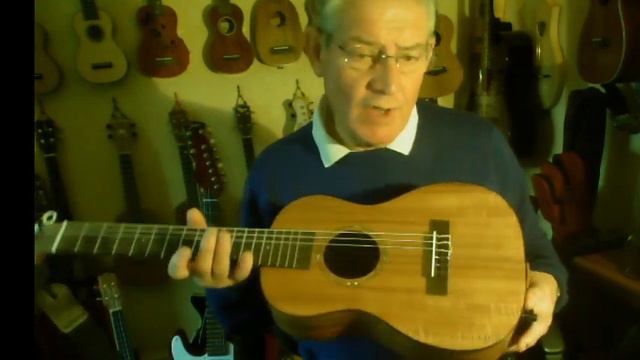 Caramel Baritone Guitalele review with Requinto strings смотреть онлайн