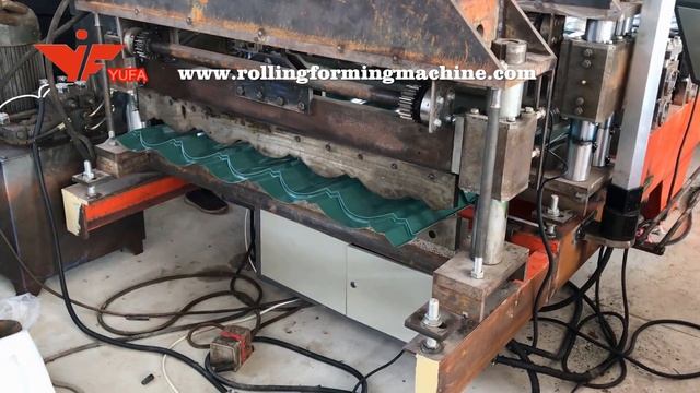 [Russian]1035 Алюминиевый кровельный лист гофрированный шаг плитки Профилегибочная машина смотреть онлайн