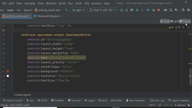 Toast in android studio смотреть онлайн