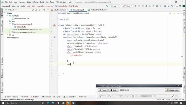 add sound or music in android app | kotlin | android studio tutorial смотреть онлайн