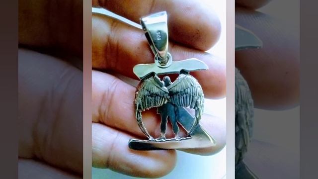 Серебряные кулоны Z, цепь с ликами святых смотреть онлайн