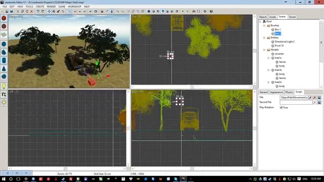 Leadwerks Game Engine - Record Camera/Object path movement смотреть онлайн