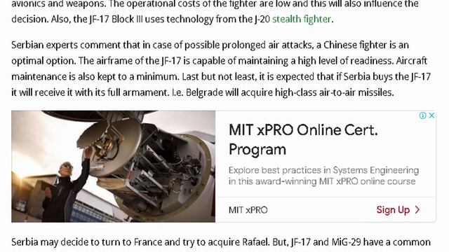 Thunder Block-3 For Serbian Air Force? | Serbia's Interest in JF-17 Thunder Block-3 смотреть онлайн